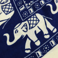 Compañeros de viaje Blue Voile Elephant Printed Scarf